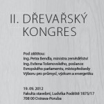 II. Dřevařský kongres